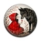 Cabochon Résine - chaperon rouge
