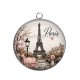 Pendentif Cabochon Argent - paris mode 
