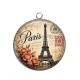 Pendentif Cabochon Argent - paris 