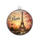 Pendentif Cabochon Argent -  paris