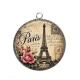 Pendentif Cabochon Argent -  paris