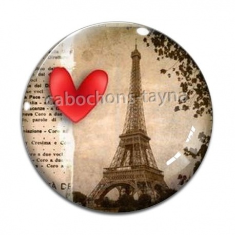 Cabochon Verre -  paris