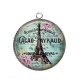 Pendentif Cabochon Argent -  paris