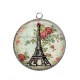 Pendentif Cabochon Argent -  paris