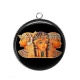 Pendentif Cabochon Argent - égyptien