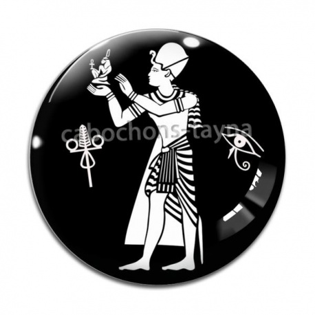 Cabochon Verre - égyptien