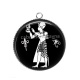 Pendentif Cabochon Argent - égyptien