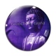 Cabochon Verre - bouddha méditation