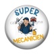 Cabochon Résine - super mécanicien