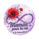 maman pour la vie je t'aime fort couleur violet