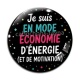 Cabochon Verre - je suis en mode économie d'énergie et de motivation