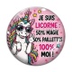 Cabochon Verre - je suis licorne 