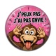 Cabochon Résine - j'peux pas j'ai pas envie