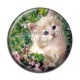 Cabochon Résine - chaton fleur