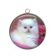 Pendentif Cabochon Argent - chaton
