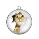 Pendentif Cabochon Argent - chaton