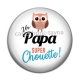 Cabochon Résine - un papa super chouette