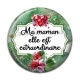 Cabochon Résine - maman extraordinaire
