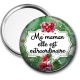 Miroir de poche - maman extraordinaire