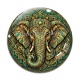 Cabochon Verre - éléphant