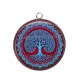 Pendentif Cabochon Argent - arbre de vie
