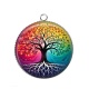 Pendentif Cabochon Argent - arbre de vie