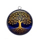 Pendentif Cabochon Argent - arbre de vie