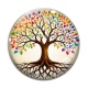 Cabochon Verre - arbre de vie