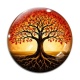 Cabochon Verre - arbre de vie