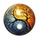 Cabochon Résine - arbre de vie