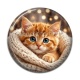 Cabochon Résine - chaton tricot
