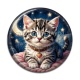Cabochon Résine - chaton lune