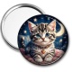 Miroir de poche - chaton lune