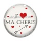 Cabochon Verre - j'aime ma chérie