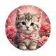 chaton rose
