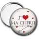 Miroir de poche - j'aime ma chérie