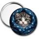 Miroir de poche - chaton tasse