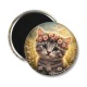 Magnet's - chaton couronne de fleur