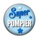 Cabochon Résine - super pompier