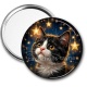 Miroir de poche - chaton étoile