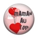 Cabochon Résine - maman au top