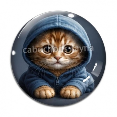 Cabochon Verre - chaton pull