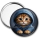 Miroir de poche - chaton pull