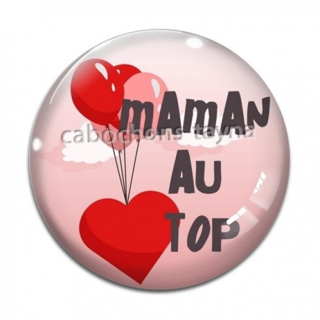 Cabochon Verre - maman au top