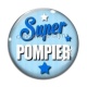 Cabochon Verre - super pompier