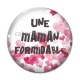 Cabochon Verre - une maman formidable