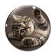 Cabochon Verre - chaton frayer
