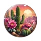 Cabochon Verre - cactus