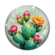 Cabochon Verre - cactus