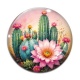Cabochon Verre - cactus